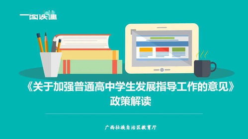 《關于加強普通高中學生發展指導工作的意見》圖解廣告設計